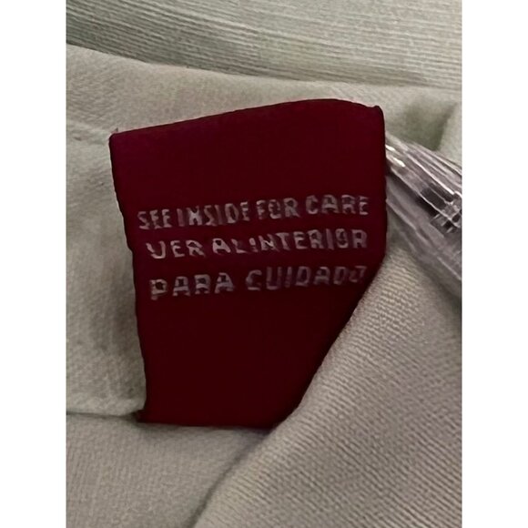 VTG Sobrino Men Bamboo Embroidered Button-Up Shirt Size L Lt Green - Picture 11 of 16